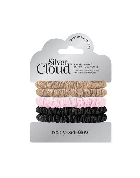 SATIN SKINNY SCRUNCHIE COMBO PACK