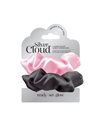 LARGE SCRUNCHIE 2PACK - BLACK & PINK