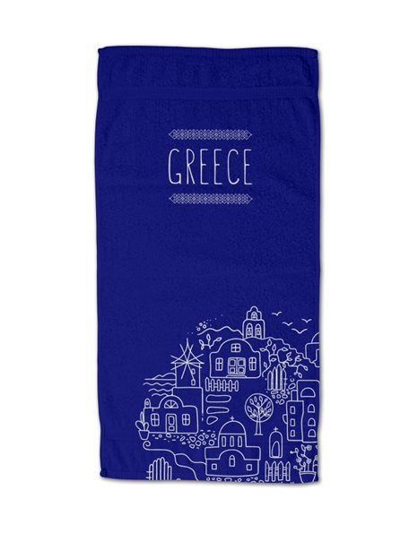BEACH TOWEL GREECE - ISLAND