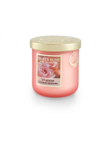 HEART & HOME MEDIUM CANDLE "WITH LOVE"