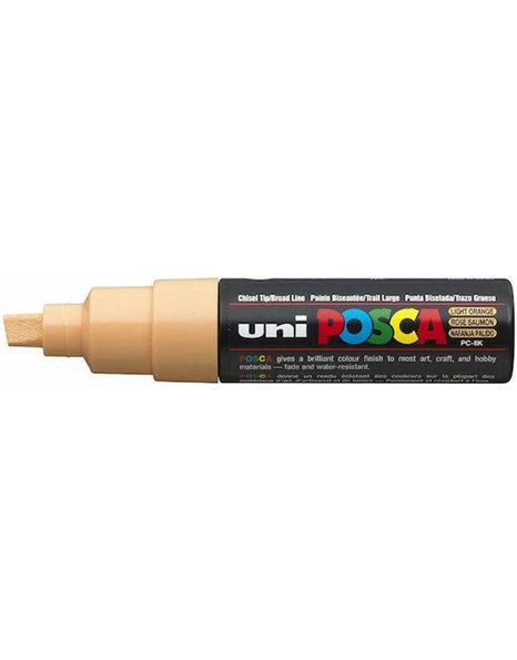 ΜΑΡΚΑΔΟΡΟΣ UNI POSCA PC-8K ΧΟΝΔΡΟ LIGHT ORANGE