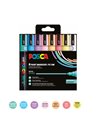ΜΑΡΚΑΔΟΡΟΙ UNI POSCA PC-5M MEDIUM ΣΕΤ 8 SOFT