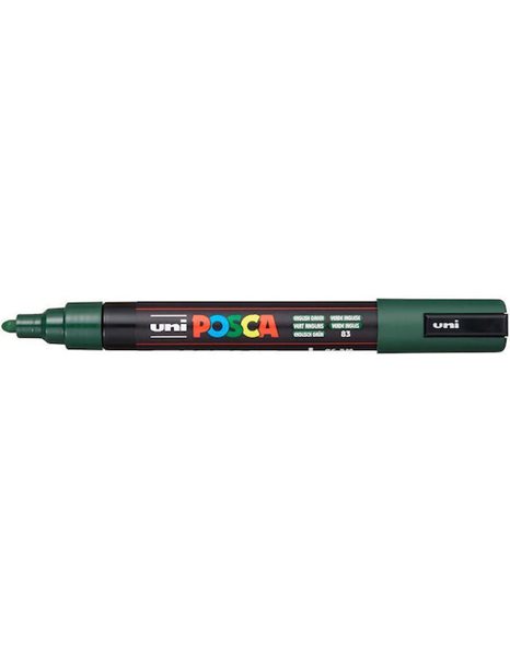 ΜΑΡΚΑΔΟΡΟΣ UNI POSCA PC-5M MEDIUM ENGLISH GREEN