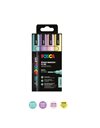 ΜΑΡΚΑΔΟΡΟΙ UNI POSCA PC-5M MEDIUM ΣΕΤ 4 SOFT