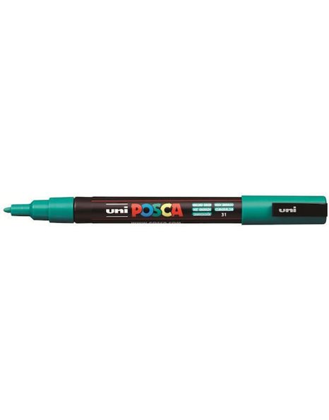 ΜΑΡΚΑΔΟΡΟΣ UNI POSCA PC-3M FINE EMERALD GREEN