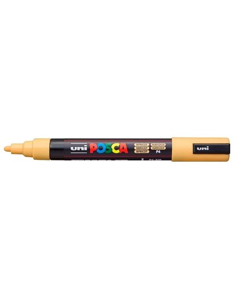 ΜΑΡΚΑΔΟΡΟΣ UNI POSCA PC-5M MEDIUM APRICOT