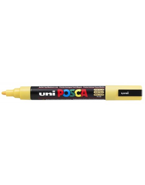 ΜΑΡΚΑΔΟΡΟΣ UNI POSCA PC-5M MEDIUM STRAW YELLOW