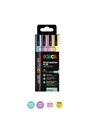 ΜΑΡΚΑΔΟΡΟΙ UNI POSCA PC-3M MEDIUM ΣΕΤ 4 SOFT