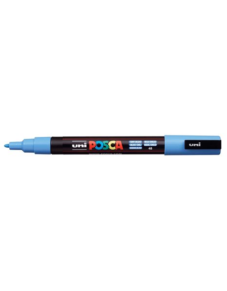 ΜΑΡΚΑΔΟΡΟΣ UNI POSCA PC-3M FINE SKYBLUE