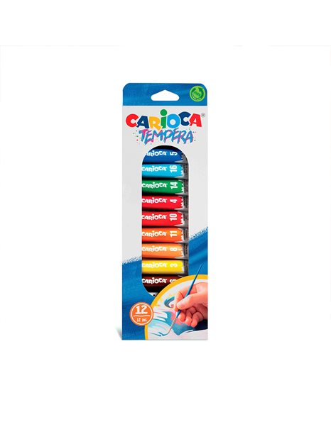 TEMPERA CARIOCA 12pcs 12ml 40014