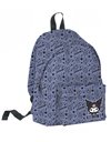 ROUND BACKPACK LILA PATTERN KUROMI