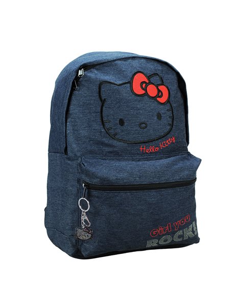 GIM ΣΑΚΙΔΙΟ HELLO KITTY DENIM