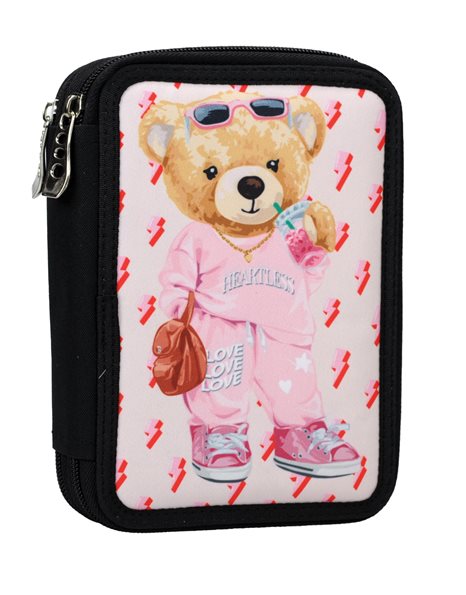 BMU DOUBLE DECK PENCIL CASE BEAR