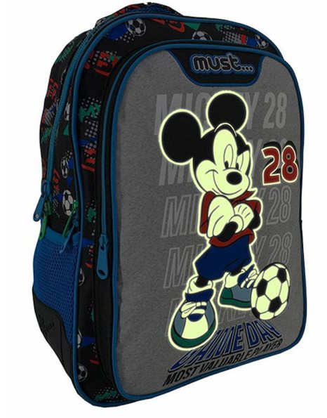 MUST ELEMENTARY BACKPACK 32x18x43 3 CASES MICKEY GAM