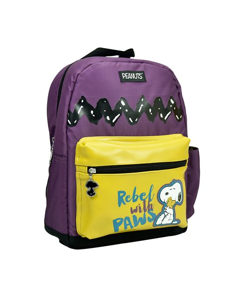 BMU MINI ΤΣΑΝΤΑ ΠΛΑΤΗΣ PEANUTS REBEL