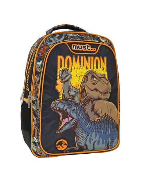 MUST ELEMENTARY BACKPACK 32x18x43 3 CASES JURASSIC DOMINION