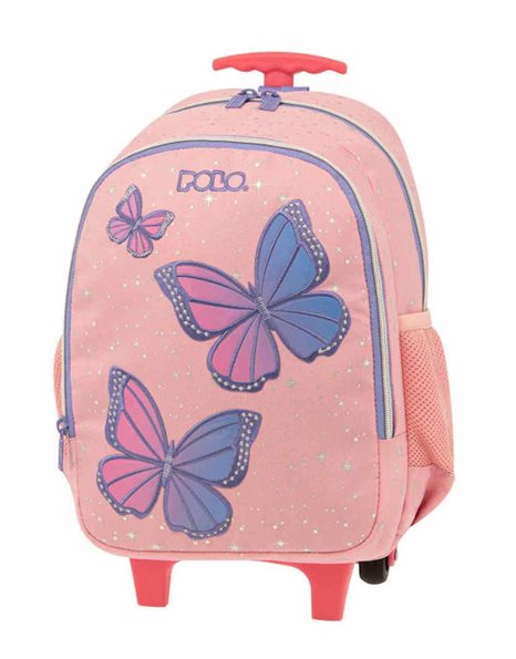 POLO BACKPACK TROLLEY JUNIOR LITTLE PINK BUTTERFLY (901039-8227)