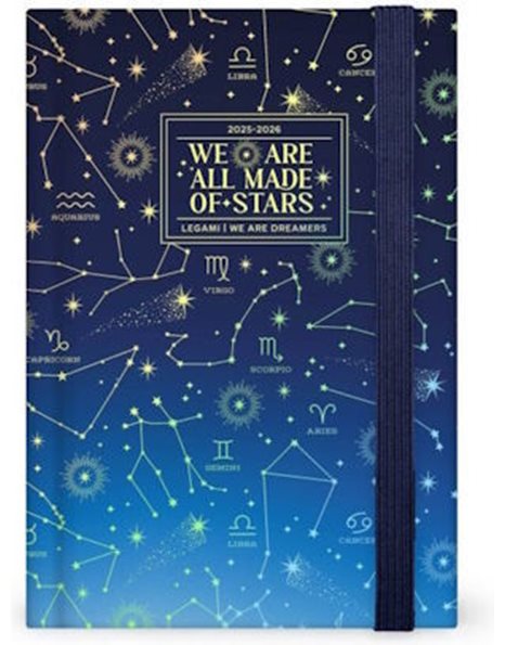 LEGAMI MEDIUM PHOTO DAILY DIARY 2025/2026 16 MONTHS - STARS