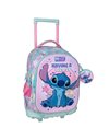 MUST TEAM ELEMENTARY TROLLEY BAG 34x20x44 3 CASES LILO & STITCH HAVING A BLAST