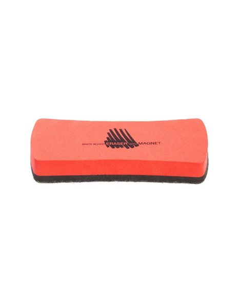 WHITE BOARD ERASER WITH MAGNET 55x140mm 