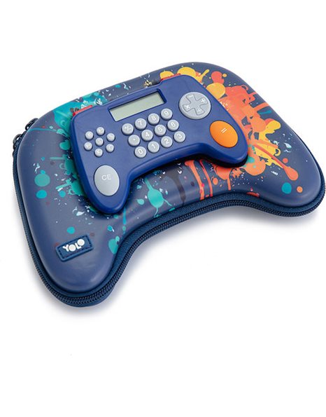 YOLO PENCIL CASE 2 CASES BLUE GAMING