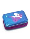 YOLO PENCIL CASE 2 CASES SEQUIN UNICORN