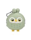 SILICONE PURSE GREEN OWL