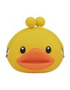 SILICONE PURSE YELLOW DUCK