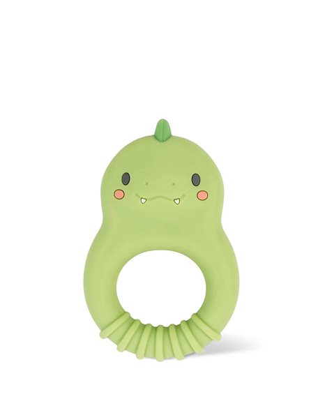 SILICONE TEETHER DINO