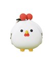 SILICONE PURSE WHITE CHICKEN