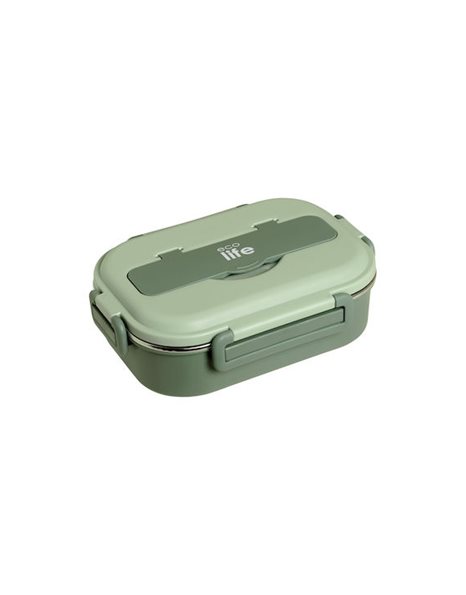 ECOLIFE LUNCH BOX 3 CASES 1lt GREEN