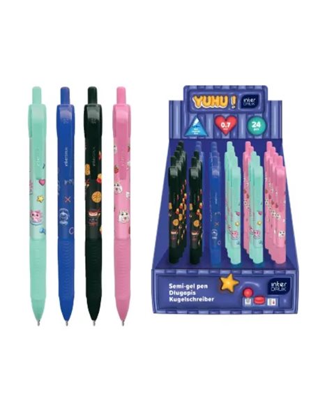 ΣΤΥΛΟ INTERDRUK 365453 YUHU SEMI GEL 0,7mm