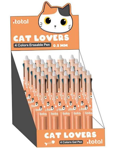 ΣΤΥΛΟ i-TOTAL XL1806C ORANGE CAT ERASABLE 4 in 1