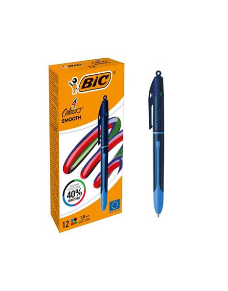 ΣΤΥΛΟ BIC 4 COLOURS SMOOTH DROP 1,0