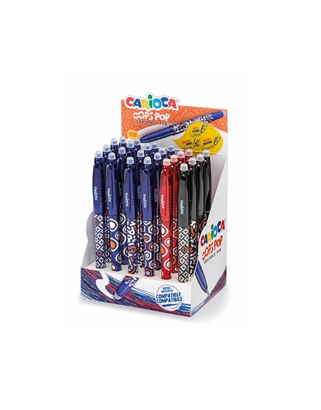 ΣΤΥΛΟ CARIOCA OOPS POP 41045 ERASABLE BLACK