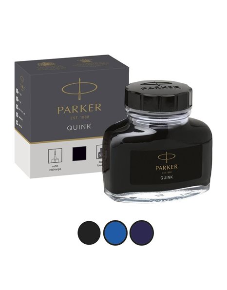 PARKER QUINK INK 57ml BOTTLE BLACK
