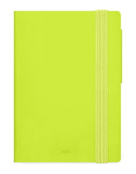 LEGAMI SMALL DAILY DIARY 2026 12 MONTHS - CHARTREUSE