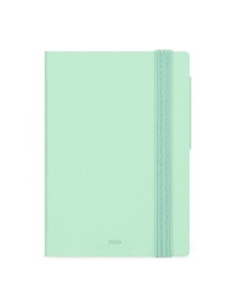 LEGAMI SMALL WEEKLY DIARY 2026 12 MONTHS - PASTEL MINT