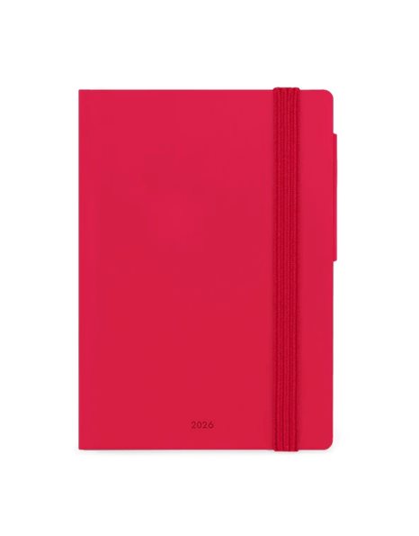 LEGAMI SMALL WEEKLY DIARY 2026 12 MONTHS - CHERRY BOMB