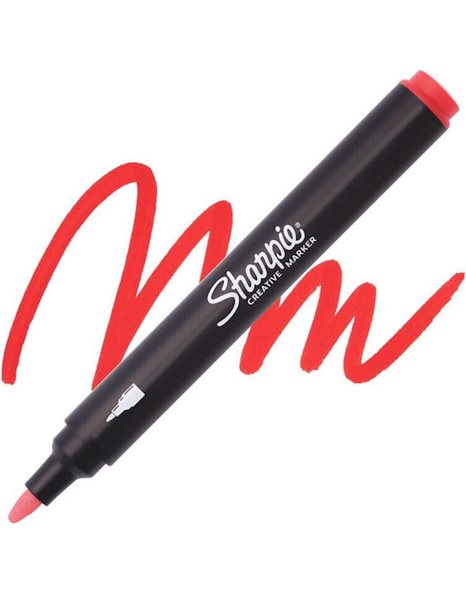 SHARPIE CREATIVE ACRYLIC MARKER BULLET RED
