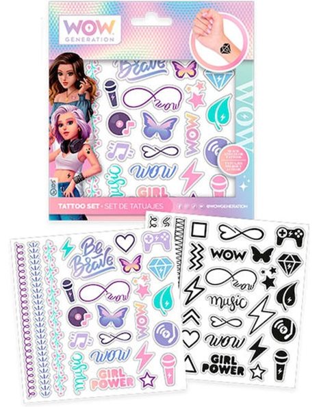 WOW TATTOO SET