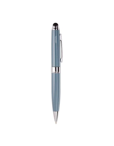 CEDON BALLPOINT TOUCH PEN BLUE-GREY
