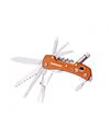 MUNKEES LED MULTITOOL KNIFE ORANGE
