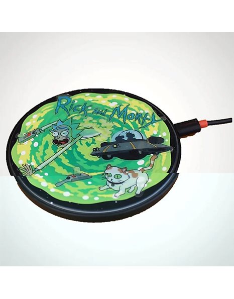 RICK & MORTY PORTAL WIRELESS CHARGER