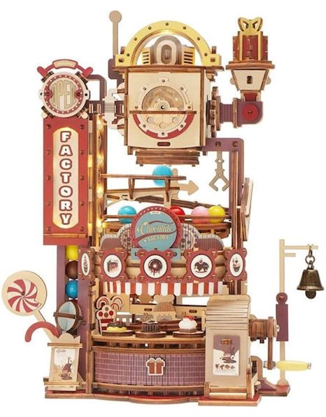 ROKR MARBLE RUN - CHOCOLATE FACTORY