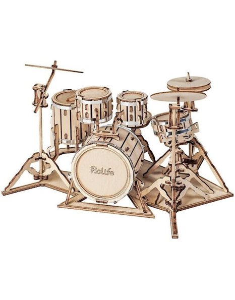 ROLIFE 3D WOODEN PUZZLE - DRUM KIT
