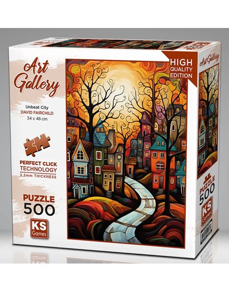 KS PUZZLE ART GALLERY UNBEAT CITY 500pcs