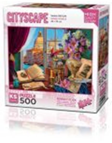 KS PUZZLE CITYSCAPE VENICE STILL LIFE 500pcs